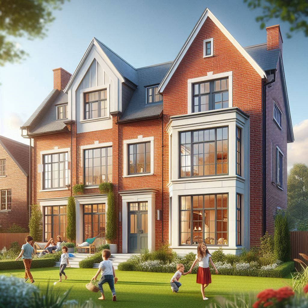 a triplex house